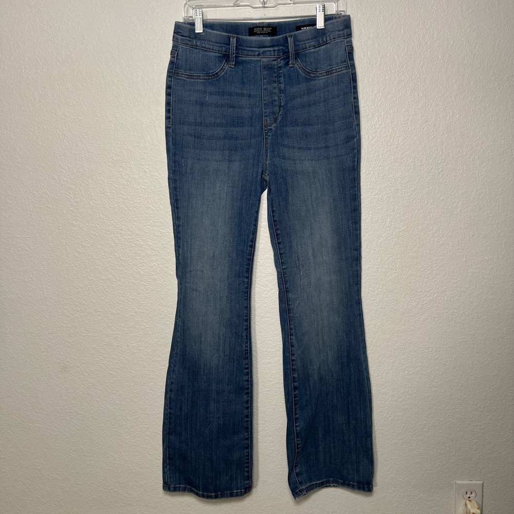 Judy Blue Slim Bootcut Jeans Women  9/29 High Rise Pull On Flare JB88520‎ MD